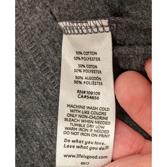 Life is Good Cool Tee Long Sleeve Classic Fit Size Small - Picture 3 of 5